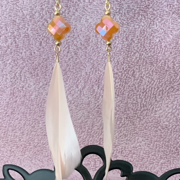 Feather Earrings - Picture 2 of 5
